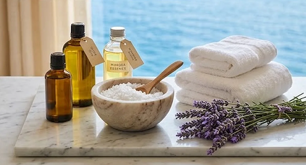 Produits naturels du spa